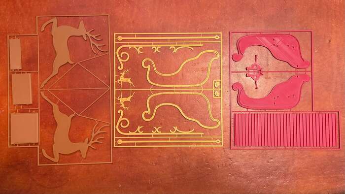 Gather the sprues cards