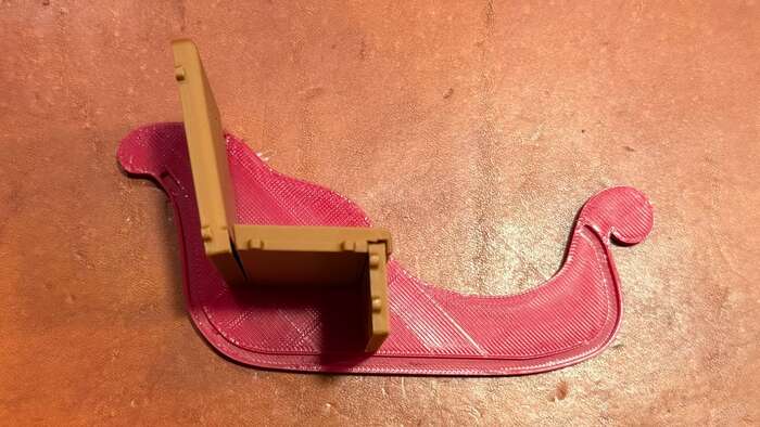 Attach Seat to Sleigh Side
